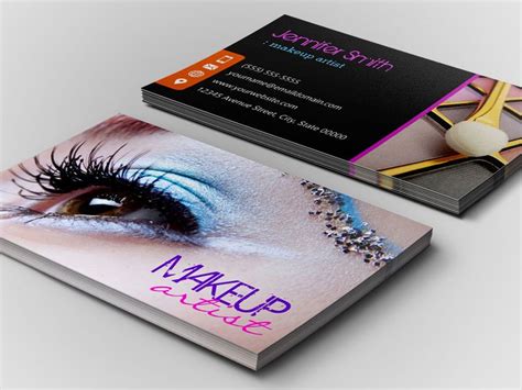 Stylish Eye Shadow - Makeup Artist Business Card | Zazzle | Makeup ...