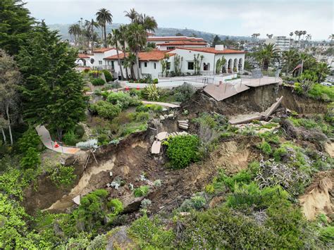 Destructive landslide closes historic California institution