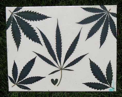 Cannabis Leaf Art