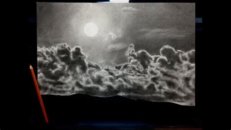 Draw Night Sky Pencil - Moonlight Px | Bodenewasurk