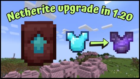 Netherite upgrade in 1 20 - YouTube