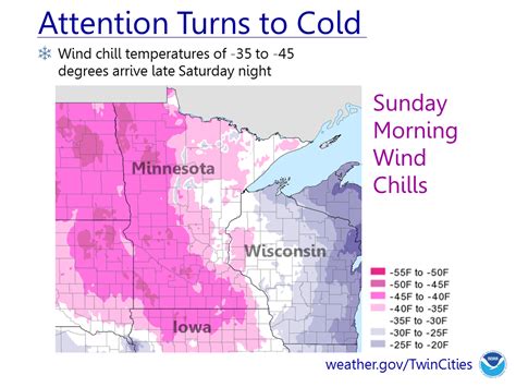 National Weather Service Chanhassen, MN Weather Story Graphic Mn Weather, Wind Chill, National ...