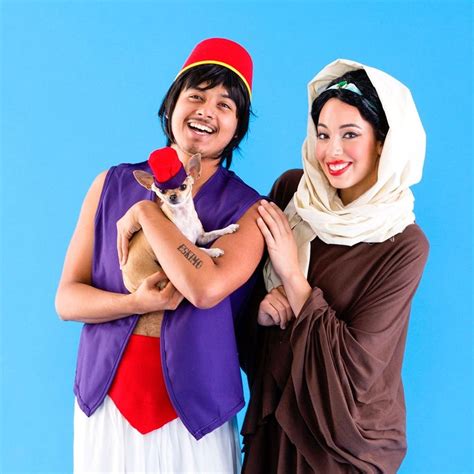 Unlock Magic: Explore in Aladdin & Abu Costumes! - Brit + Co