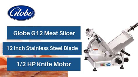 Globe G12 Medium Duty Meat Slicer - YouTube