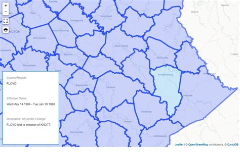 Kentucy History: Floyd County Boundary Changes