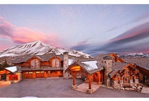 Mountain home. | Expensive houses, Luxury real estate, Timber house