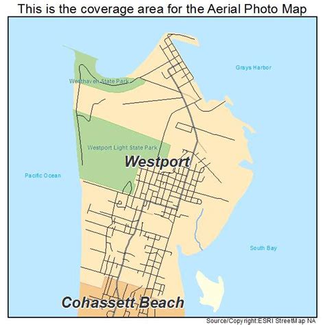 Aerial Photography Map of Westport, WA Washington