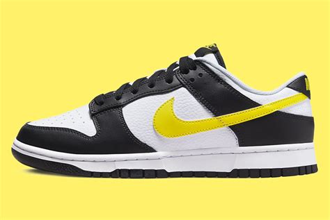 The Nike Dunk Low ‘Panda’ Gets Yellow Swooshes - Industry News