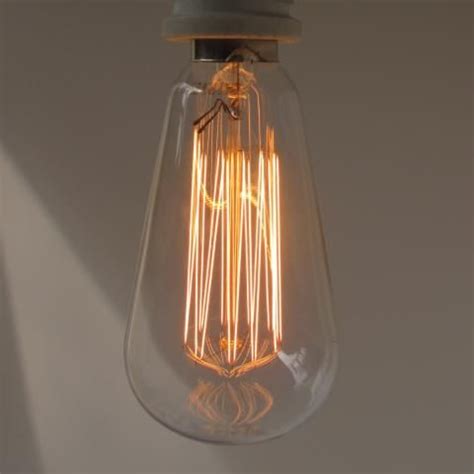 carbon filament incandescent - the bulb Edson developed | Decorative light bulbs, Light ...