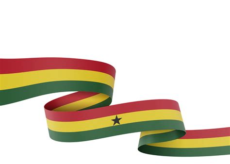 Ghana flag design national independence day banner element transparent ...