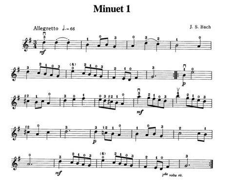 Minuet 1 | Learn violin, Violin sheet music, Violin sheet