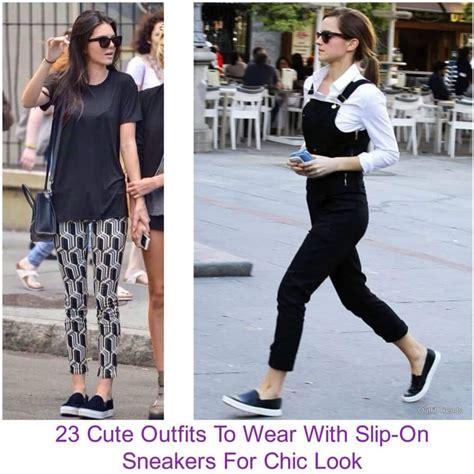 23 Cute Outfits To Wear With Slip-On Sneakers For Chic Look