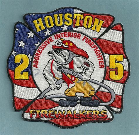 Houston Fire Department Station 25 Company Patch