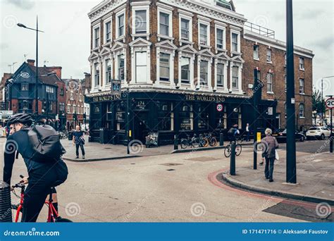 The World`s End Pub on Camden High Street, Camden Town, London Editorial Photo - Image of ...