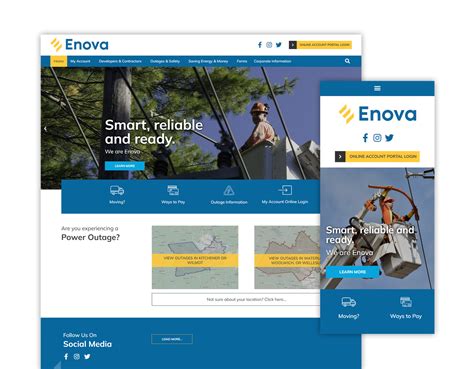 Enova Power - Web and Graphic Design Agency Kitchener, Waterloo | Big Creative