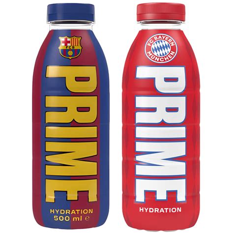 NEW Prime Hydration FC BARCELONA & Bayern Munich Bundle Limited Edition ...