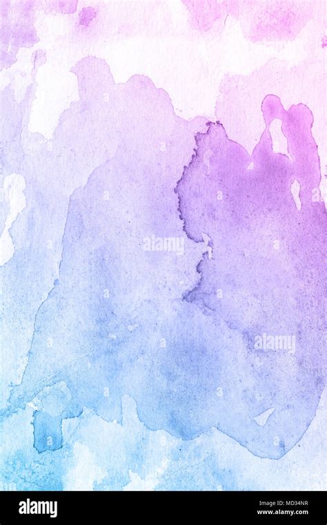 Purple and blue watercolor paint background Stock Photo - Alamy