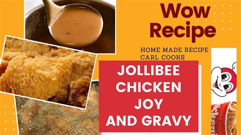 Home-Made Jollibee Crispy Chicken Joy and Gravy recipe. Masarap to promise! - YouTube