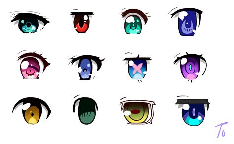 [OC] I drew a compilation of some of my favorite eyes in anime, thought ...