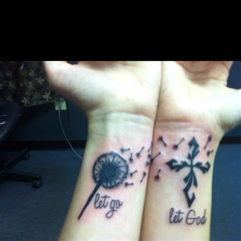 let go let God tattoo I got today | Tattoos, God tattoos, Piercing tattoo