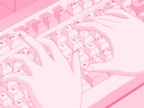Pink Aesthetic GIF - Pink Aesthetic Typing - Discover & Share GIFs