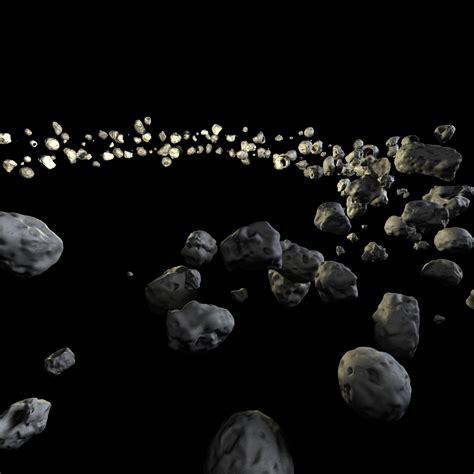 3d asteroid belt