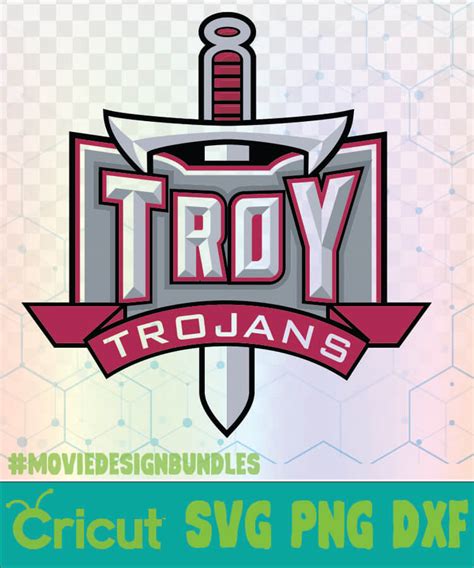 TROY TROJANS FOOTBALL NCAA LOGO SVG, PNG, DXF - Movie Design Bundles