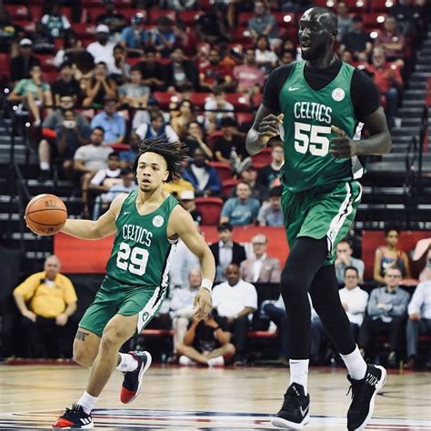 The height difference between Tacko Fall and fellow Celtics rookie will ...