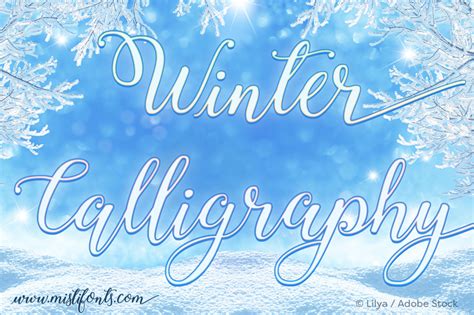 Winter Calligraphy Font | dafont.com