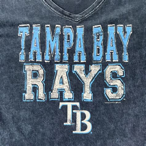 Genuine Merchandise Tampa Bay Rays Acid Wash Short Sl… - Gem