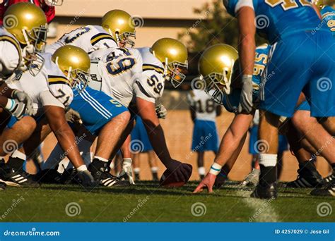 Line of Scrimmage 2 editorial stock image. Image of college - 4257029