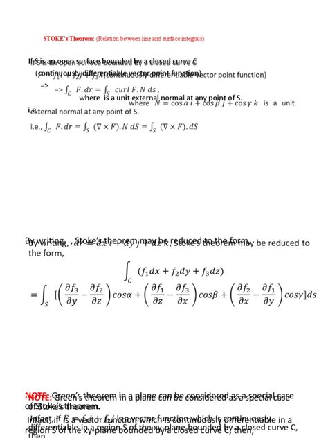 Understanding Stokes' Theorem and the Divergence Theorem: Examples of ...