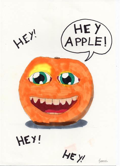 Hey Apple -Annoying Orange- by Goomuin on DeviantArt