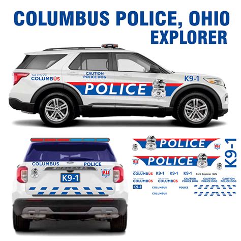 Columbus Police, Ohio – Explorer – Bilbozodecals