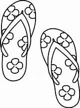 Rubber Shoes For The Beach coloring Page  Download Print Or Color sketch template