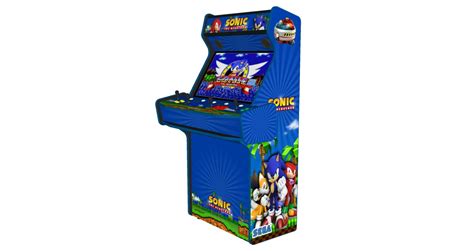 Sonic The Hedgehog Upright 4 Player Arcade Machine, 32" screen, 120w sub, 5000 games - arcadecity