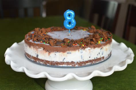 Playing with Flour: Three-layer brownie mint-ice cream cake