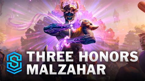 Three Honors Malzahar Skin Spotlight - League of Legends - YouTube