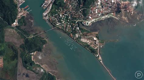 Imaging the Panama Canal from Space - YouTube