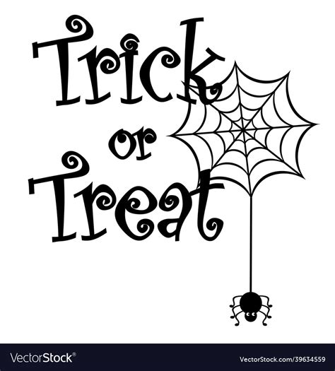 Trick or treat Royalty Free Vector Image - VectorStock