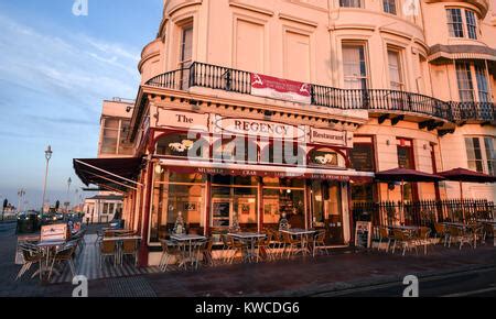 The Regency Restaurant for seafood on Brighton seafront UK Stock Photo - Alamy