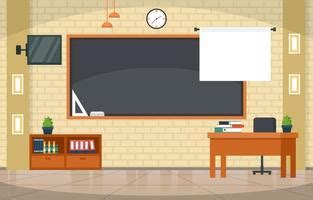 Almost Empty Classroom Clipart