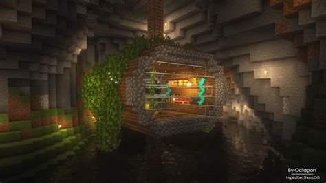 Cave house for new cave generation : r/Minecraft