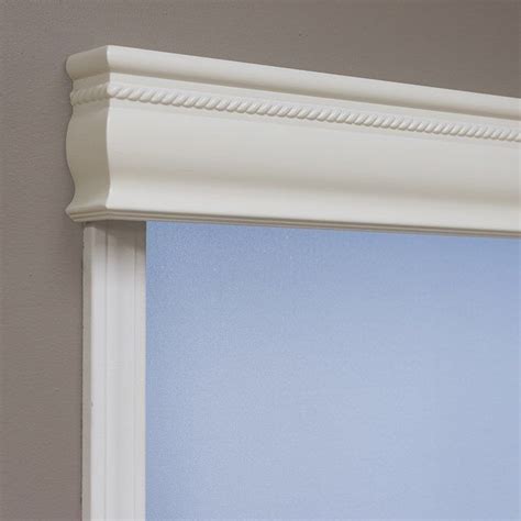 Wood Cornices | Blinds.com | Wood cornice, Wooden window valance ...