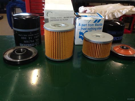 Engine Oil Filters cut open to reveal the Best Rotary Engine Oil Filter | Mildren Automotive