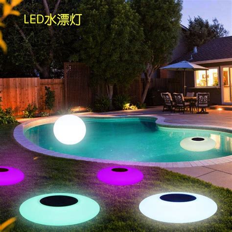 Courtyard Landscaping, Solar Water, Stage Lighting, Colorful Decor, Night Light, Swimming Pools ...