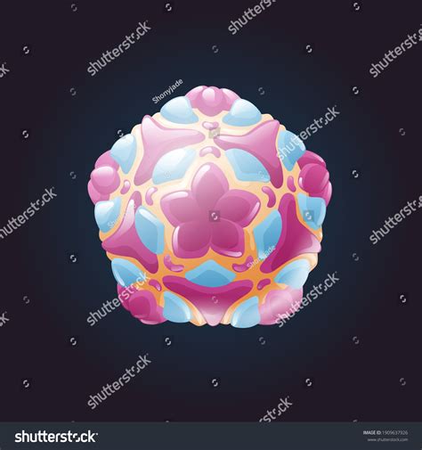 Cartoon 3d Model Rhinovirus External Structure Stock Vector (Royalty Free) 1909637926 | Shutterstock