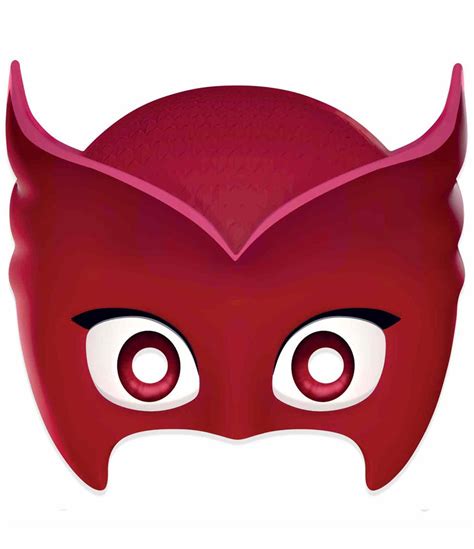 Owlette from PJ Masks Single 2D Card Party Face Mask