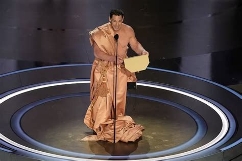 John Cena Appears On Stage Naked To Present Award At Oscars