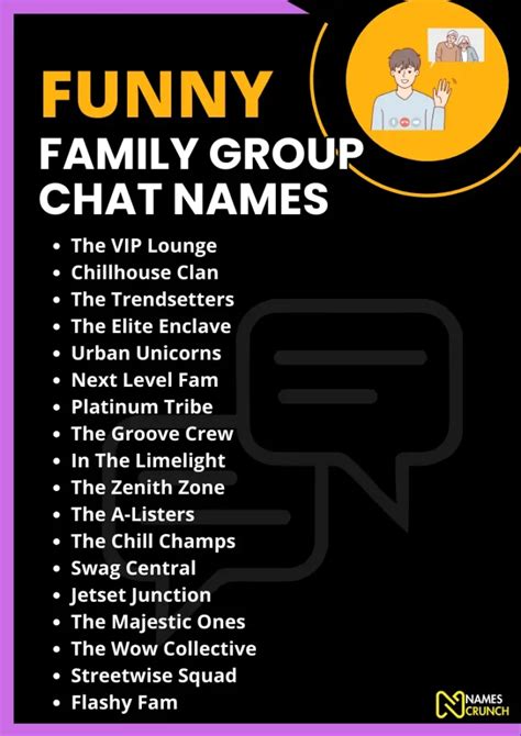 300+ Funny Family Group Chat Names - Names Crunch